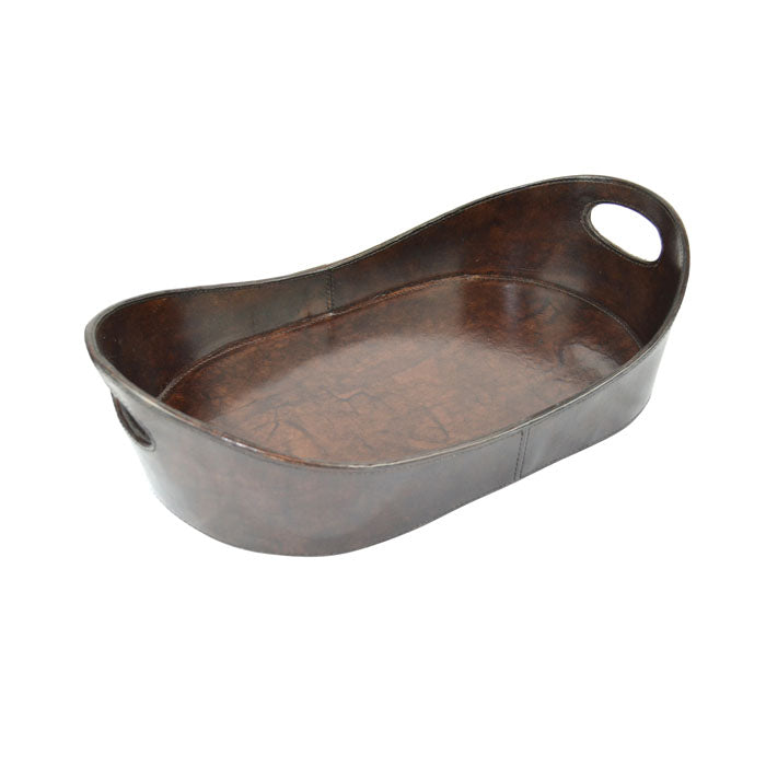 Chemraul Dark Leather Tray With Firm Base - Notbrand