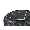 Leni Black Marble Look Clock - 30cm - Notbrand