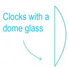 Leni Black Marble Look Clock - 30cm - Notbrand