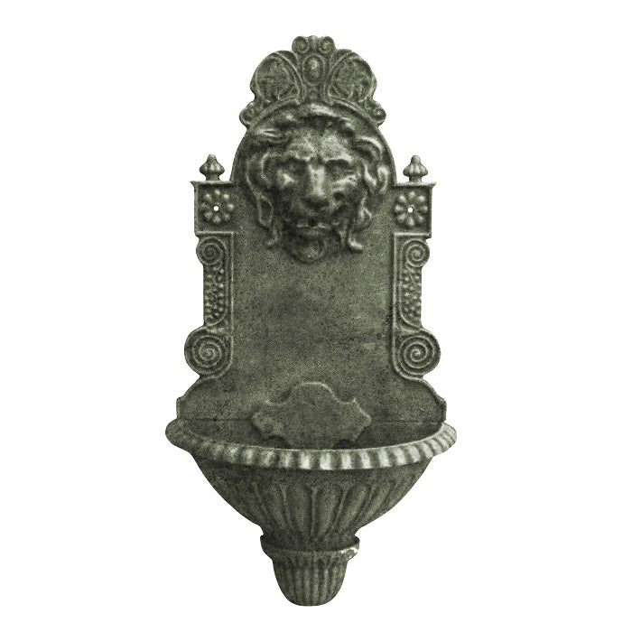 Lion Head Cast Iron Wall Fountain - Antique - Notbrand