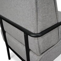 Robinson Light Grey Lounge Chair - Notbrand
