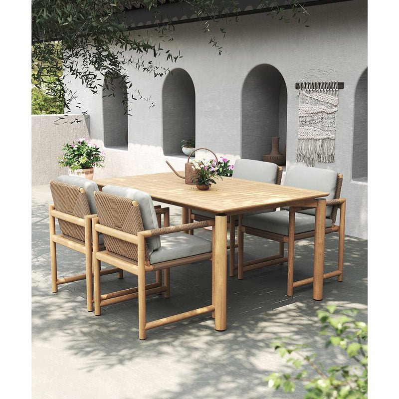 Luan Outdoor Teak Living Table - 1.6m - NotBrand