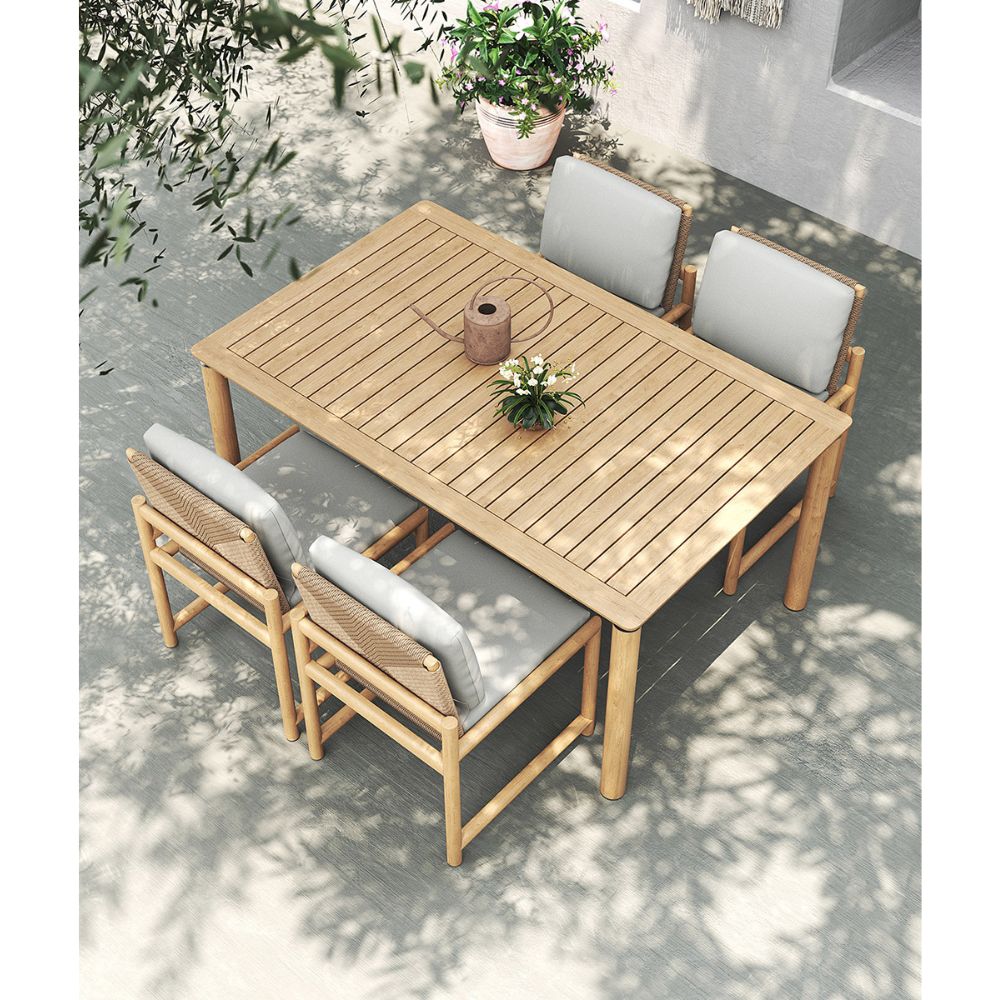 Luan Outdoor Teak Living Table - 1.6m - NotBrand
