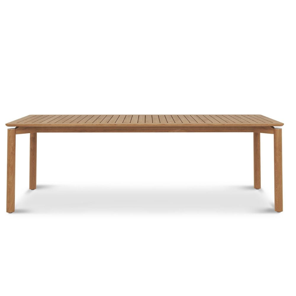 Luan Solid Teak Living Table – 2.4m - NotBrand