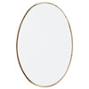 Lucille Iron Oval Wall Mirror – Gold Leaf - Notbrand