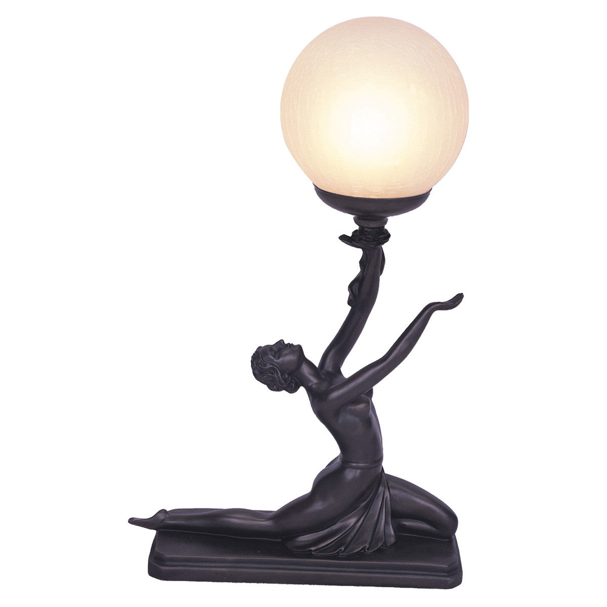 Lynda Lady Figurine Art Decor Table Lamp - Notbrand