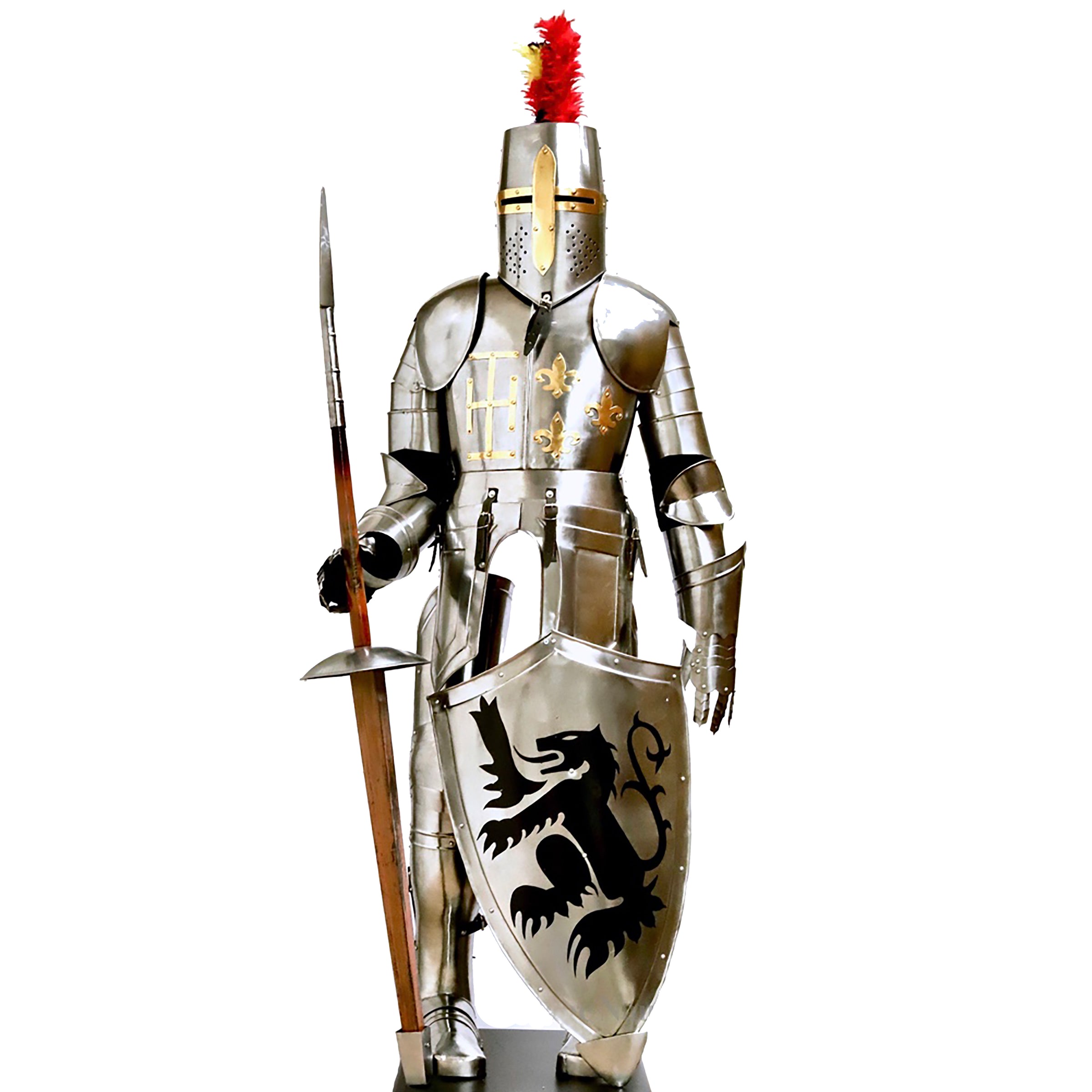 Medieval Crusader Knight Full Body Armour Suit - Notbrand