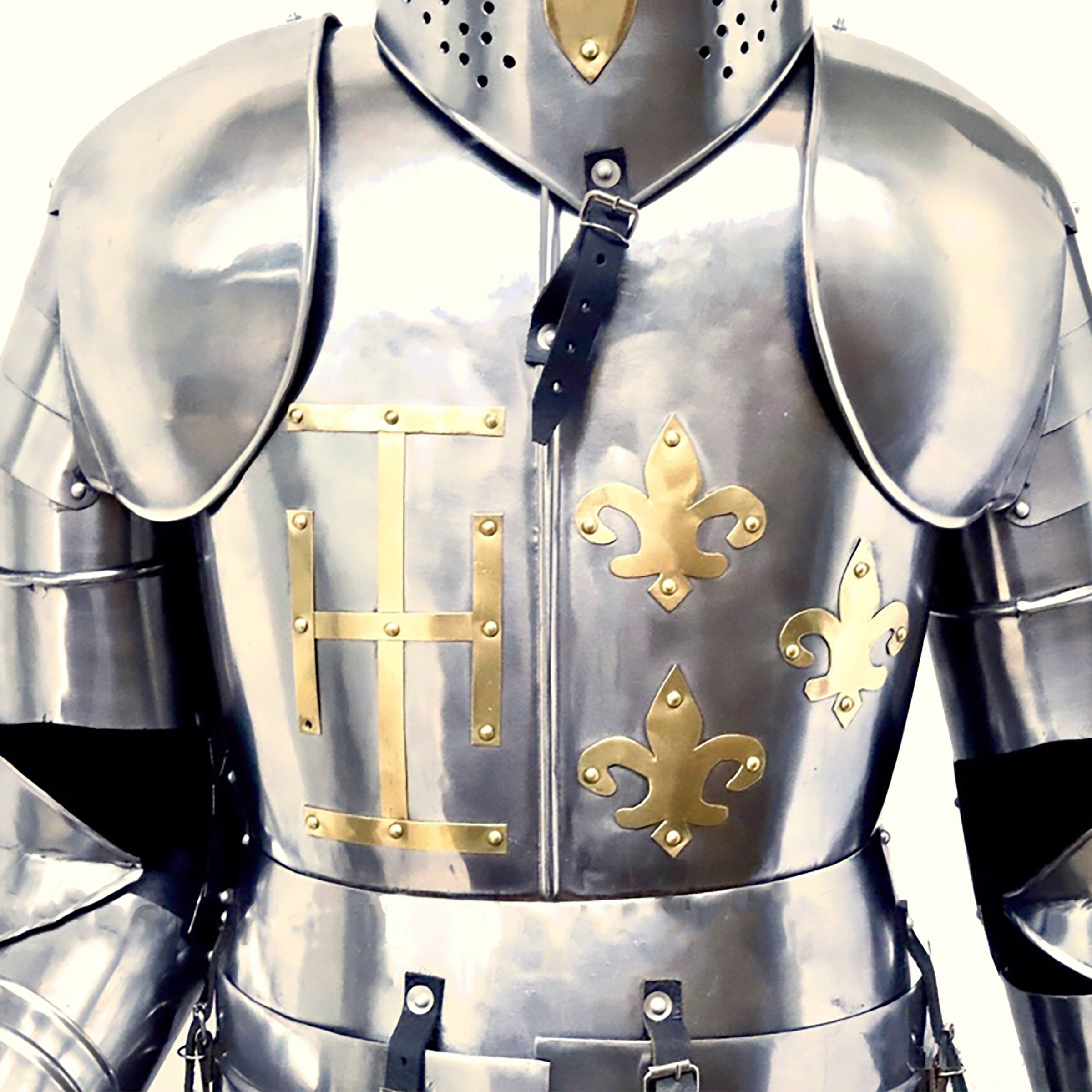 Medieval Crusader Knight Full Body Armour Suit - Notbrand