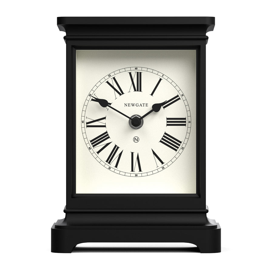 Newgate Time Lord Mantel Clock Matte - Black - Notbrand