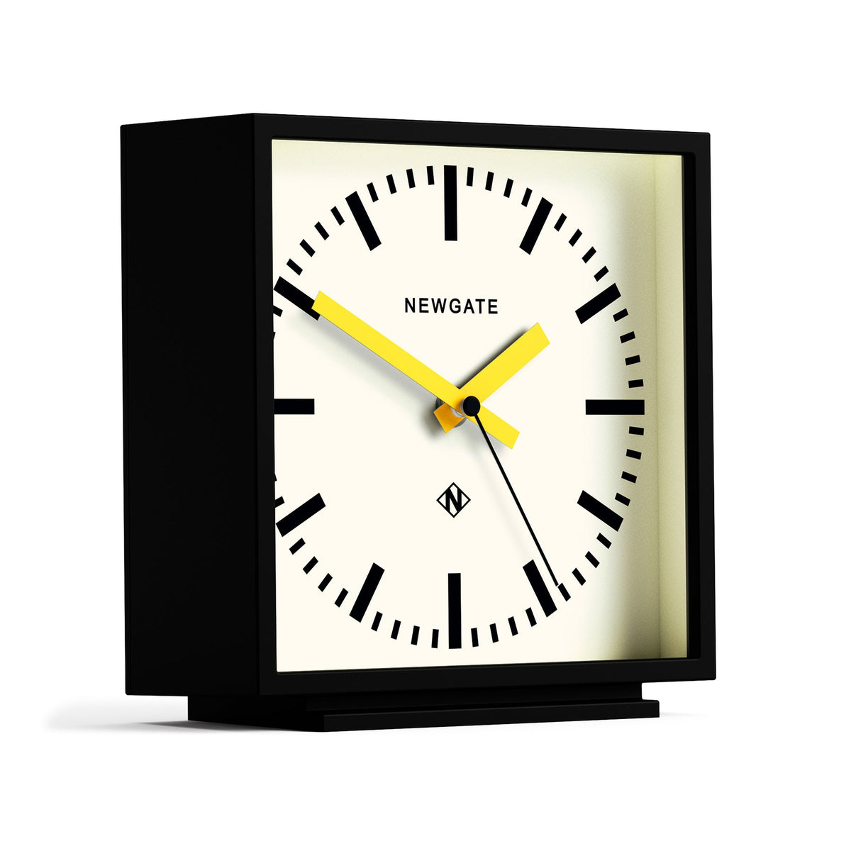 Newgate Amp Mantel Clock Black - Yellow Hands - Notbrand