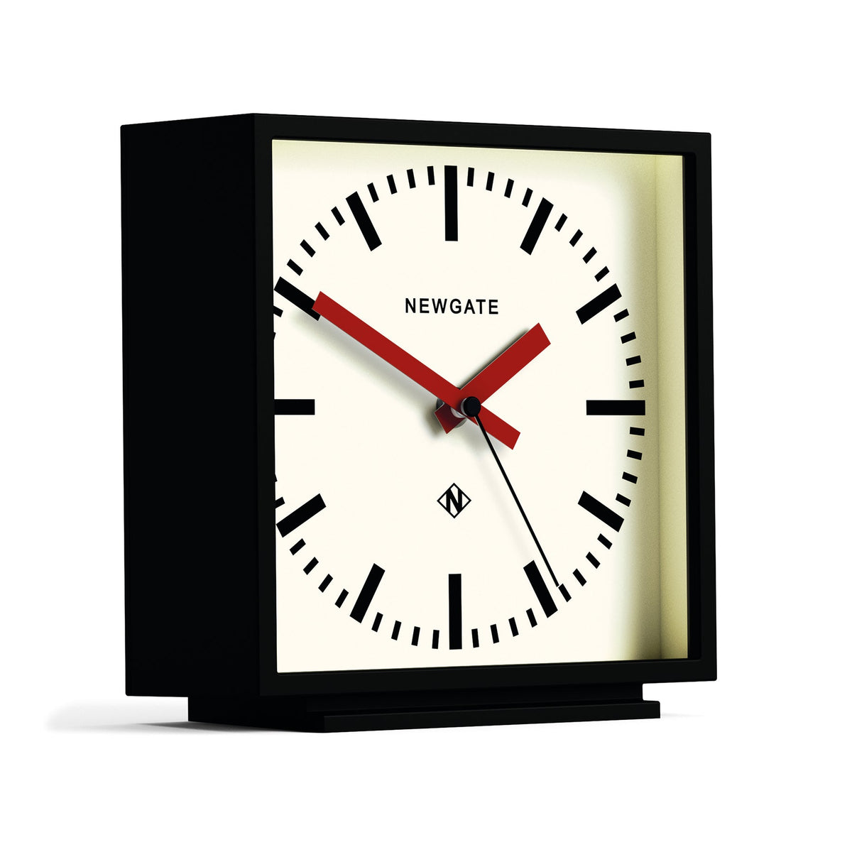 Newgate Amp Mantel Clock Black With Red Hands - Notbrand