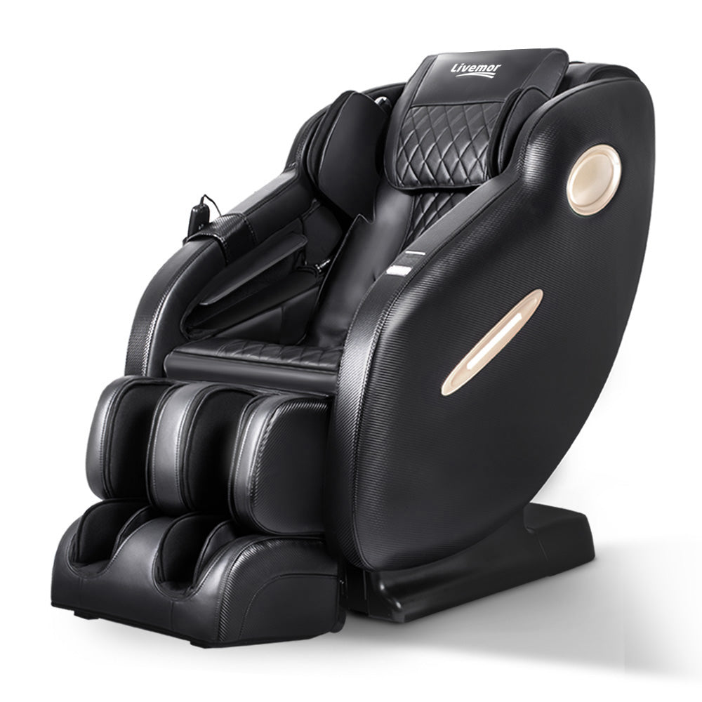 Livemor Electric Massage Chair SL Track Full Body Air Bags Shiatsu Massaging Massager - Notbrand