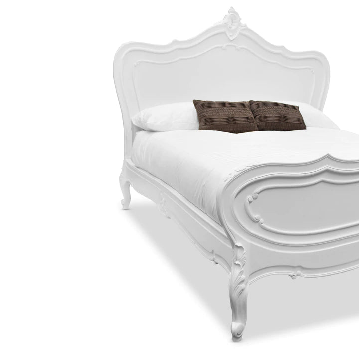 Classic Provence Mindy Wood King Bed In White - Range - Notbrand