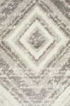 Sabrina Geo Diamonds Rug Silver Grey - Notbrand
