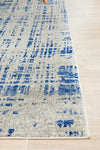 Mirage Ashley Abstract Modern Blue Grey Rug - Notbrand