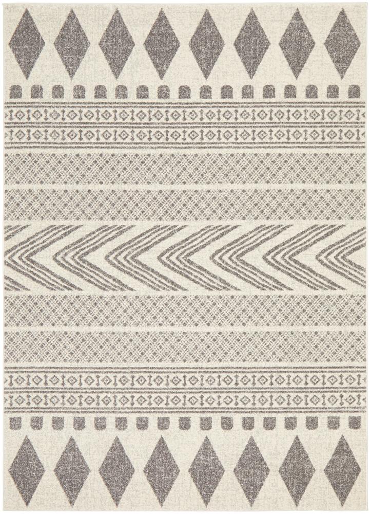 Mirage Adani  Modern Tribal Design Grey Rug - Notbrand