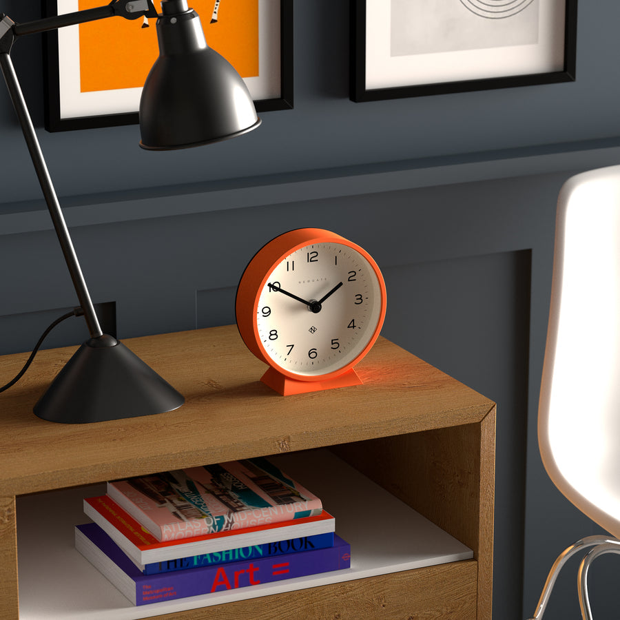 Newgate M Mantel Clock - Orange - Notbrand
