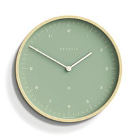 Newgate Mr Clarke Pale Wood Clock - Bubble Green - Notbrand