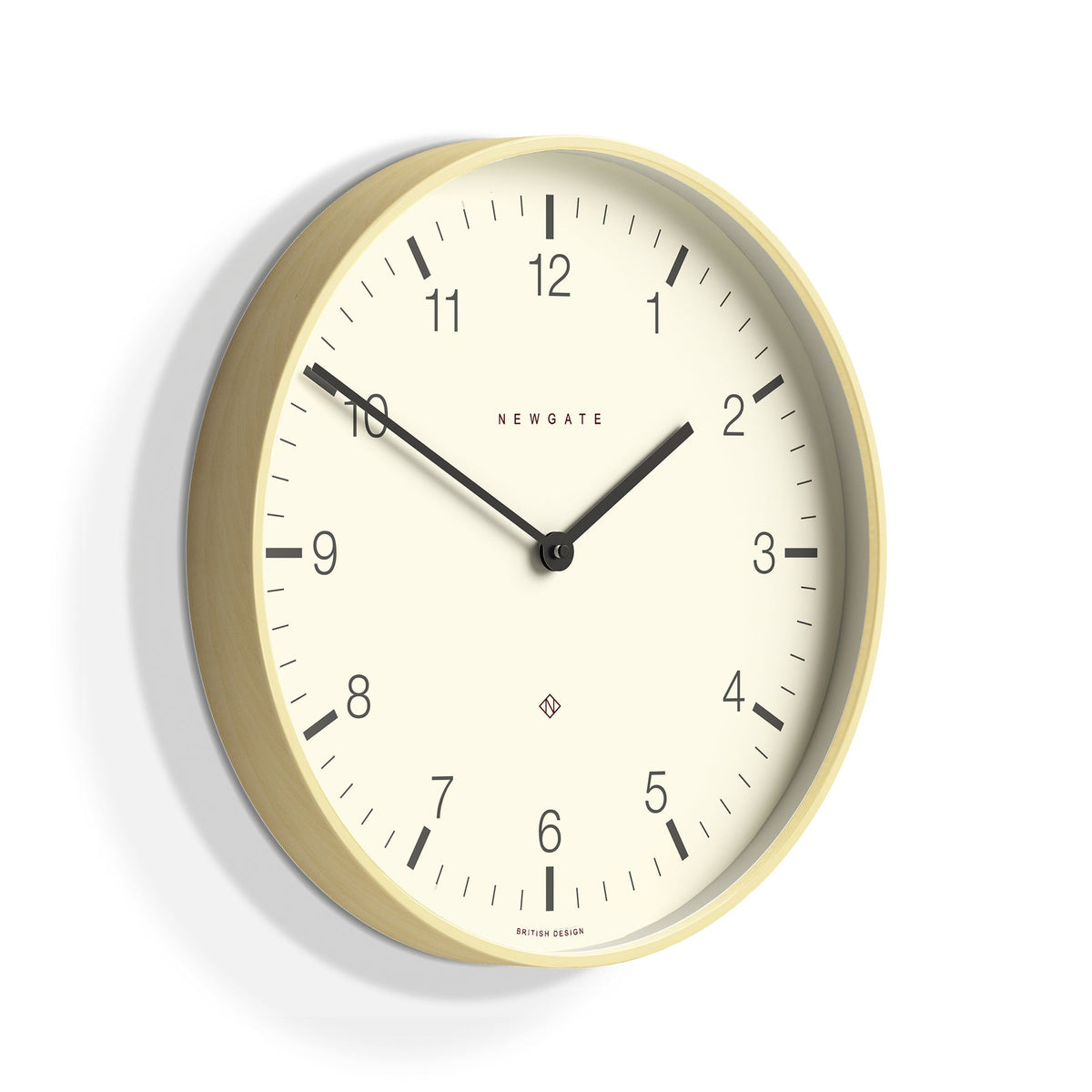 Newgate Mr Clarke Clock Pale Wood - Arabic Dial - Notbrand