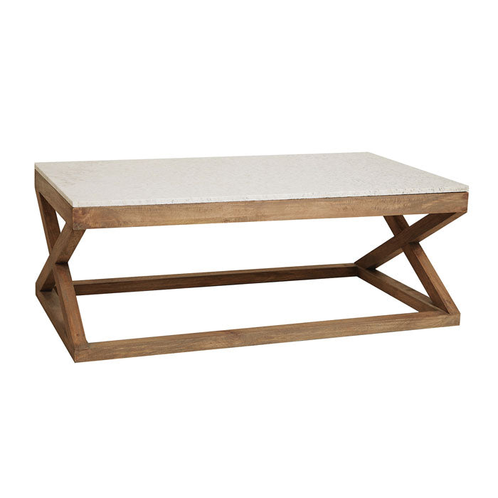 Maine Marble Top Coffee Table - Notbrand