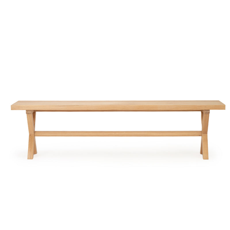 Uman American Oak Bench Seat – 230cm - Notbrand
