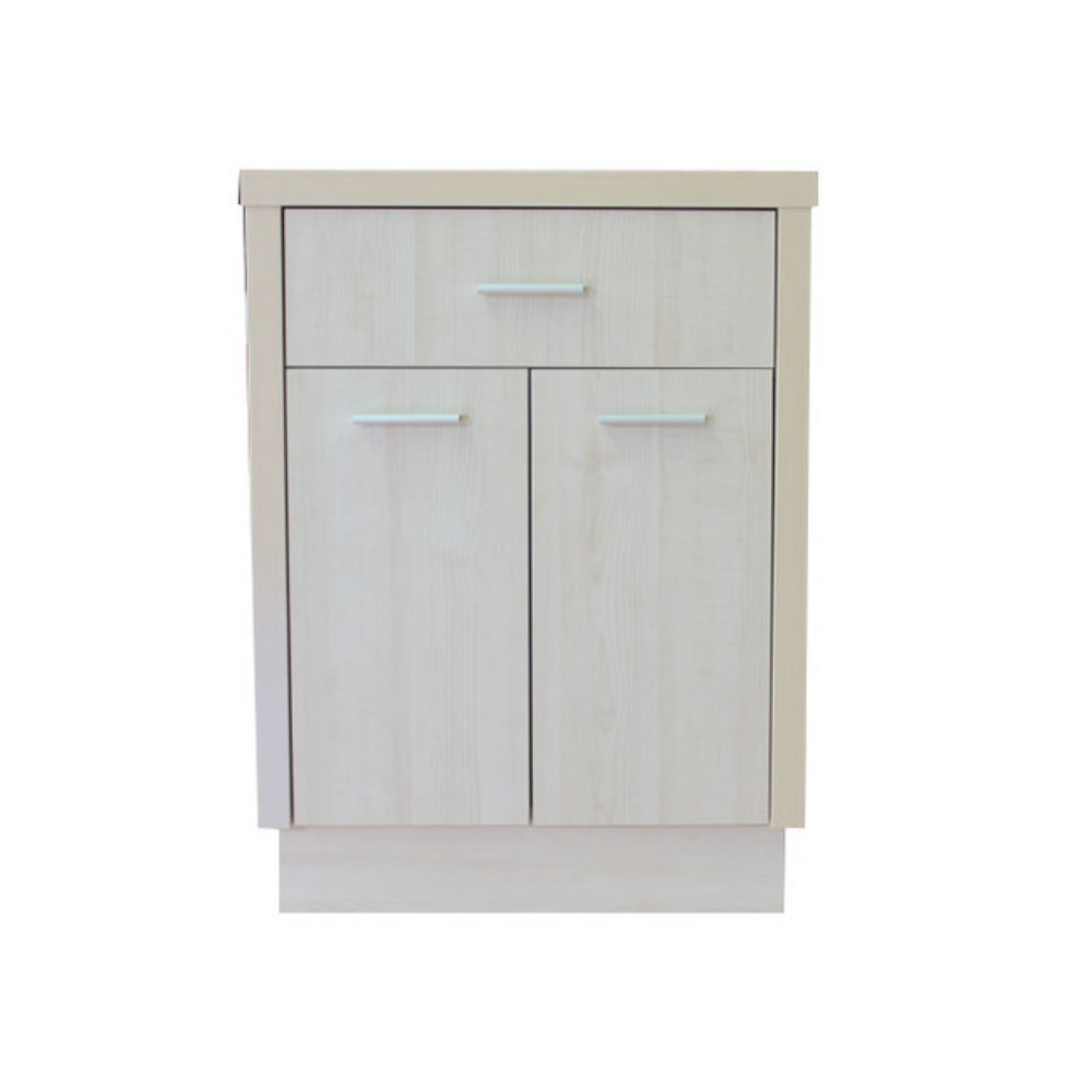 Malva Bedside Table with Drawer & Cabinet - Notbrand