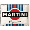 Martini Large Sign - L'Aperitivo Racing Stripes - NotBrand