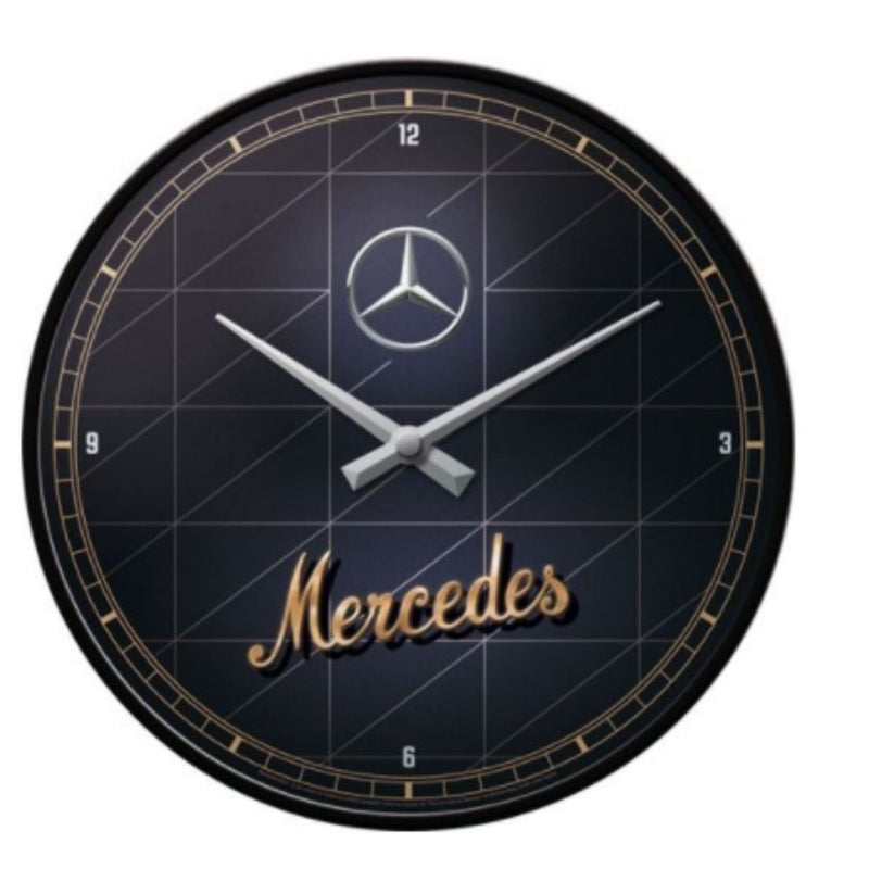 Mercedes-Benz Silver & Gold - Wall Clock - NotBrand