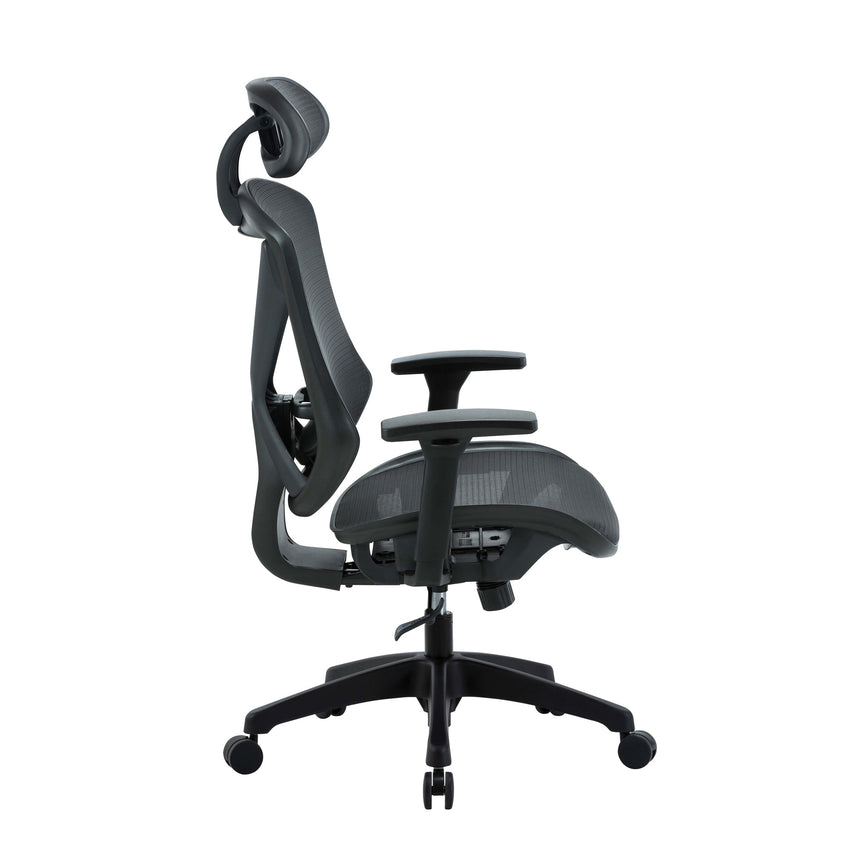 Klaed Mesh Ergonomic Office Chair - Black - Notbrand