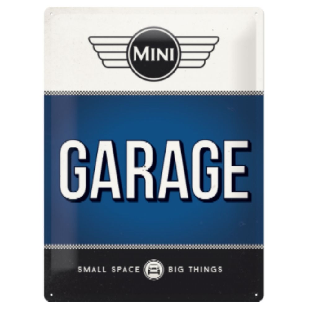 Mini Garage Blue - Large Sign - NotBrand