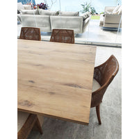 Matilda American Oak Dining Table – 390cm - Notbrand