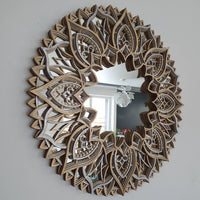 Morvenci Element Mirror Art - Silver/Gold - Notbrand