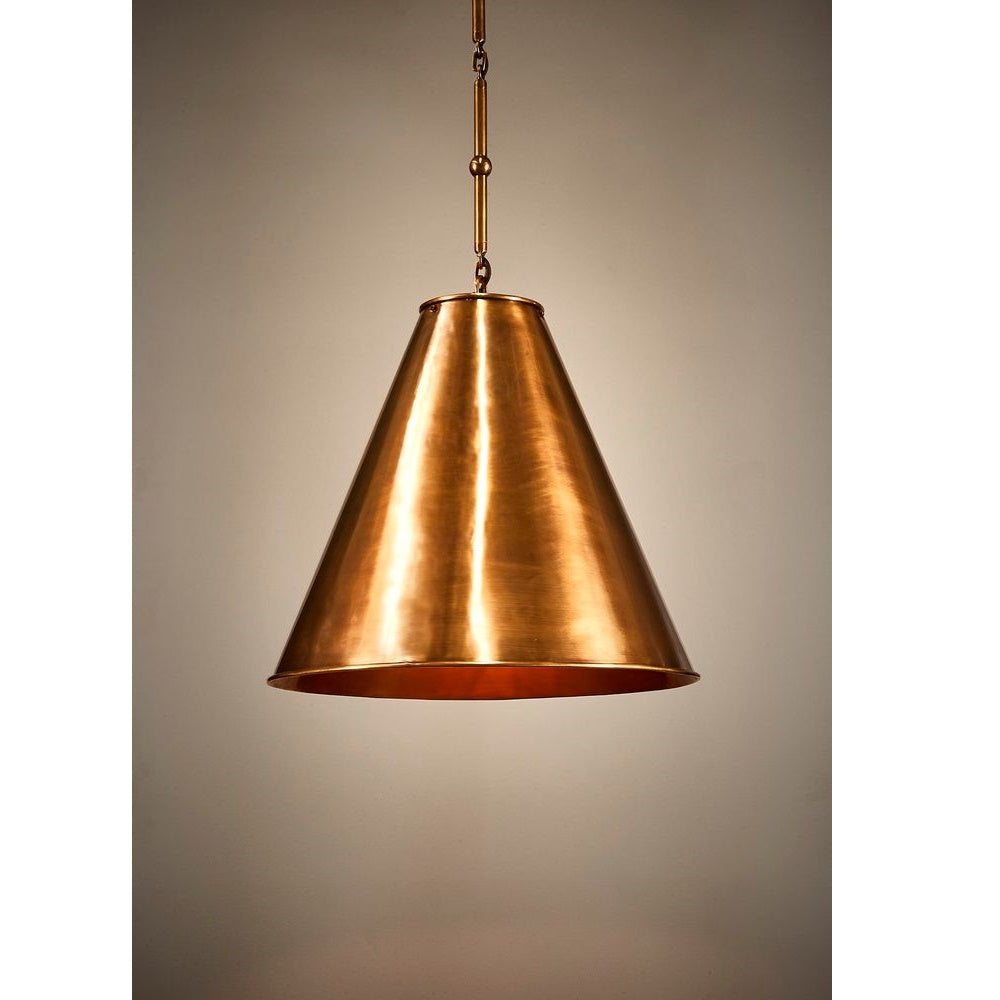 Monte Carlo Ceiling Pendant In Brass - Large - Notbrand