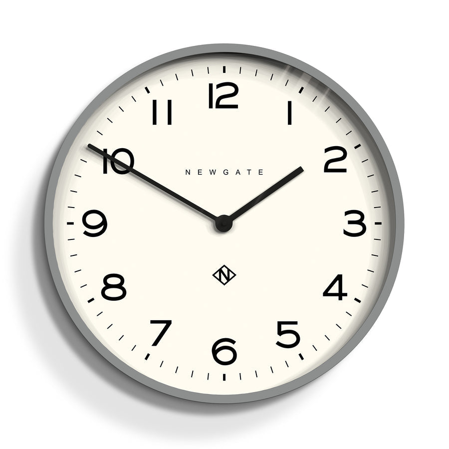 Newgate Number One Clock Echo Posh - Grey - Notbrand