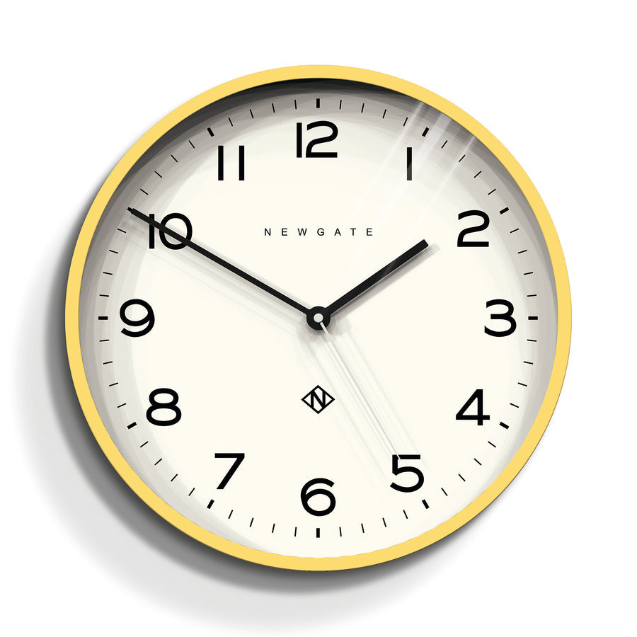 Newgate Number Three Echo Silicone Clock - Yellow - Notbrand