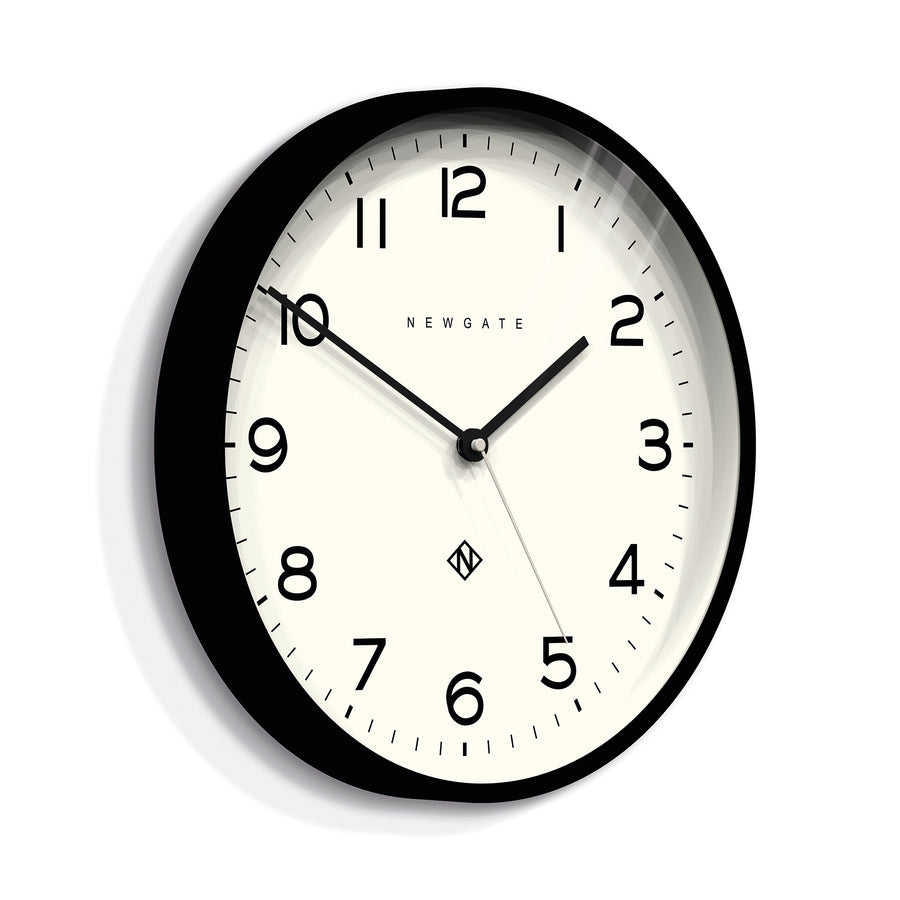 Newgate Number Three Echo Silicone Clock - Black - Notbrand