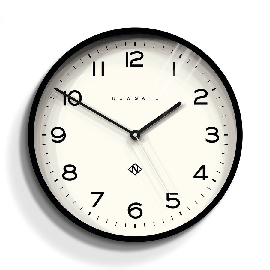 Newgate Number Three Echo Silicone Clock - Black - Notbrand