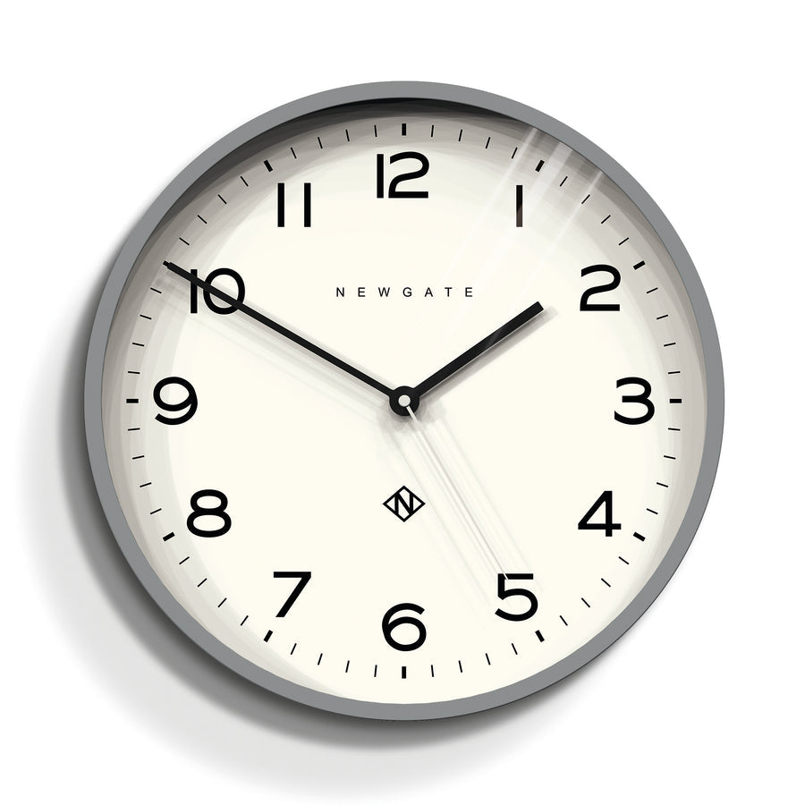 Newgate Number Three Echo Silicone Clock - Grey - Notbrand