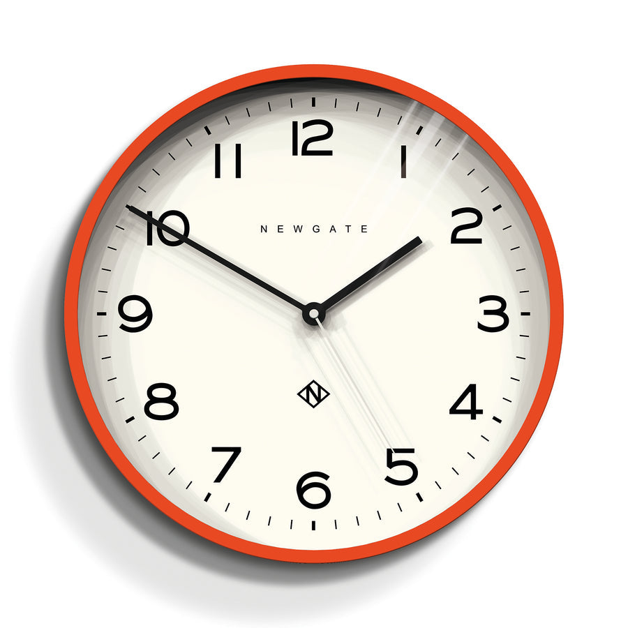 Newgate Number Three Echo Silicone Clock - Orange - Notbrand