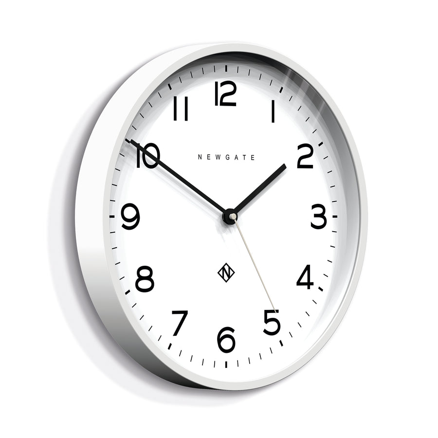Newgate Number Three Echo Silicone Clock - White - Notbrand