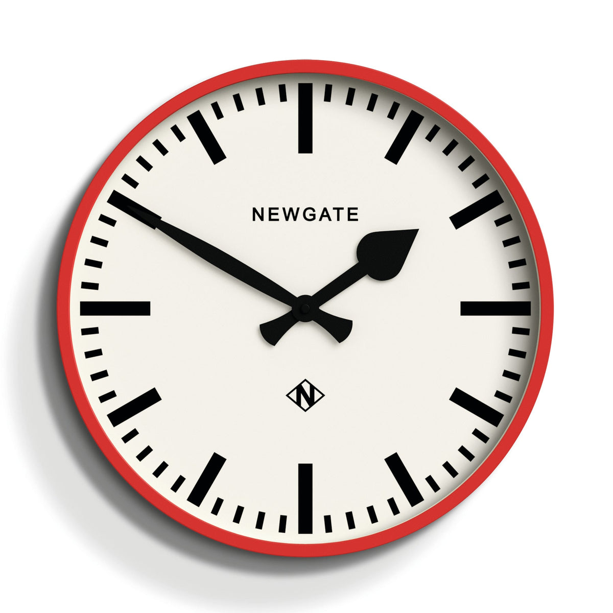 Newgate Railway Clock - Red - Notbrand