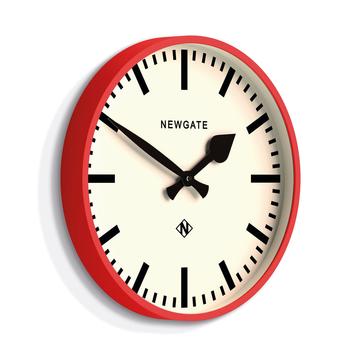 Newgate Railway Clock - Red - Notbrand