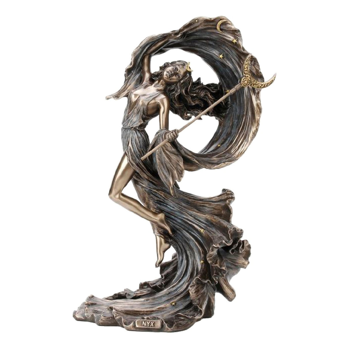 NYX - Goddess of the Night Bronze Figurine - Notbrand