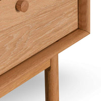Narrow Wooden Sideboard and Buffet - Natural - Notbrand