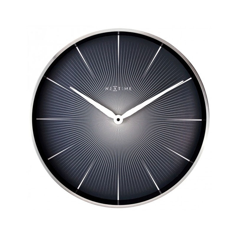 NeXtime 2 Seconds Wall Clock - Black - Notbrand