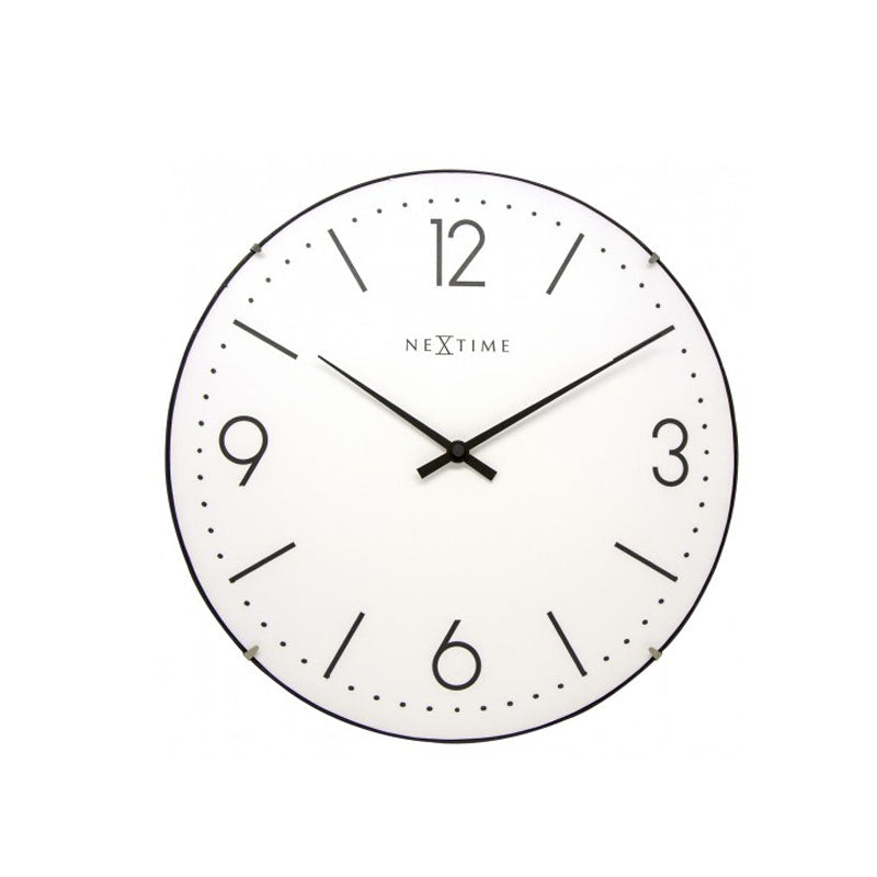NeXtime Basic Dome Wall Clock - White - Notbrand