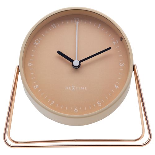 NeXtime Berlin Table Alarm Clock Pink with Night Light - Notbrand