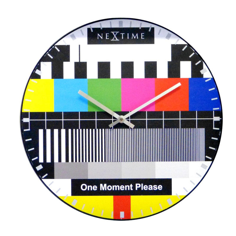 NeXtime Dome Testpage Glass Wall Clock - Notbrand
