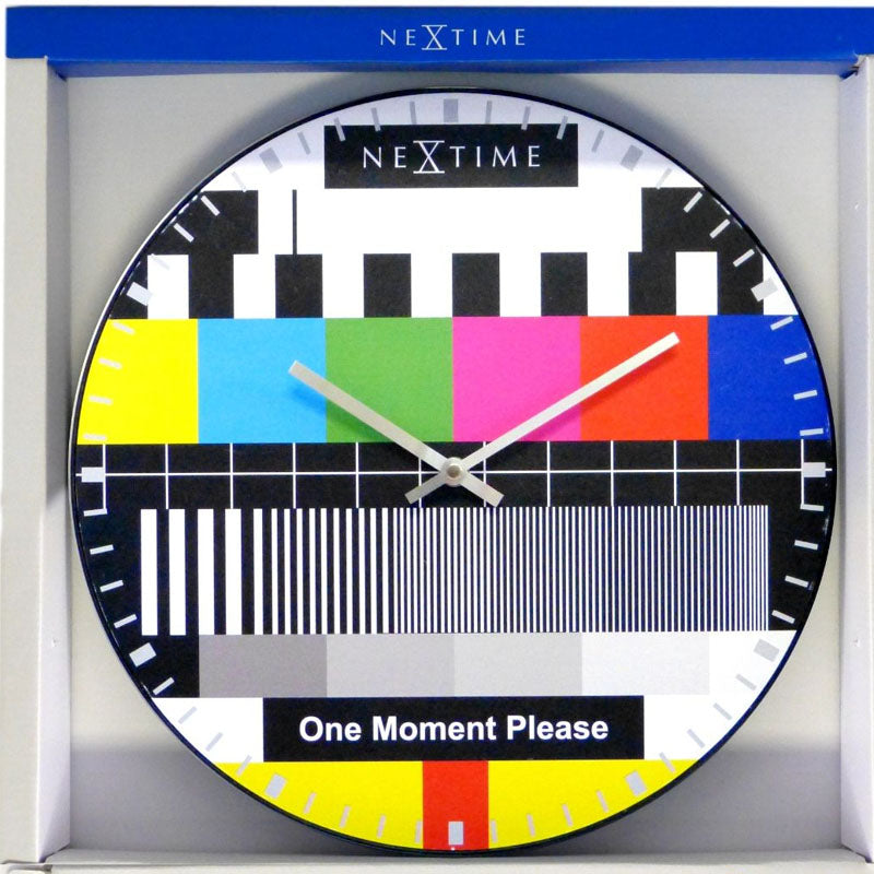 NeXtime Dome Testpage Glass Wall Clock - Notbrand
