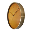 NeXtime Essential Orange & Gold Metal Wall Clock - 34cm - Notbrand